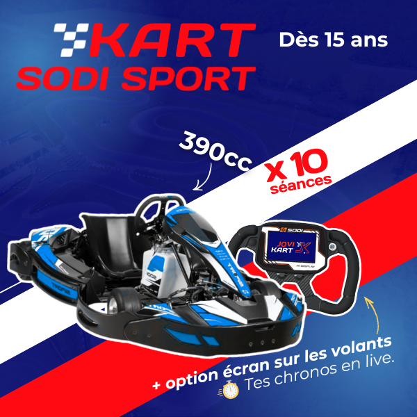 10 séance 10’ - Kart Sodi Sport 390cc (dès 15 ans)