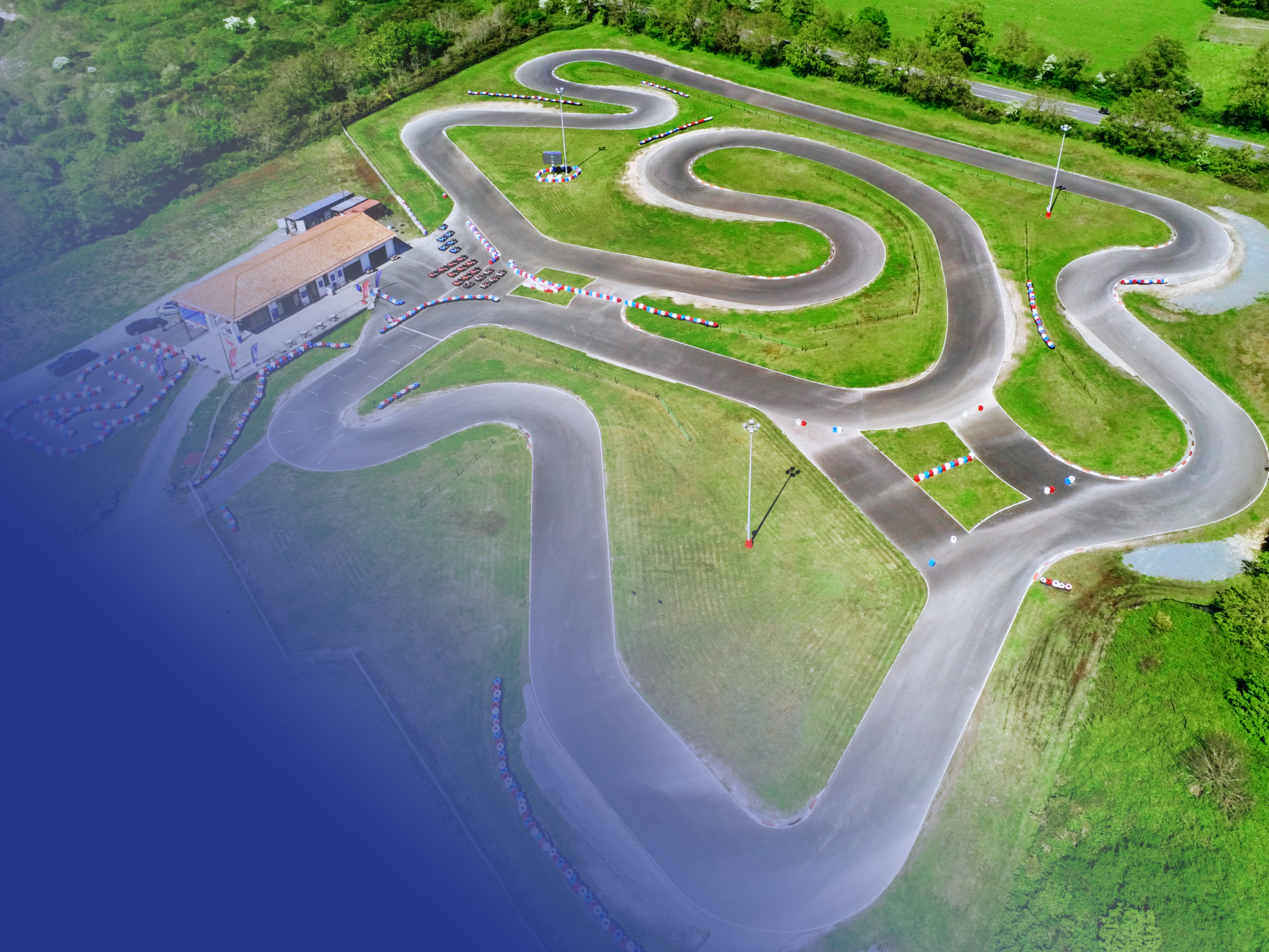 Piste du karting Jovikart à Rezé