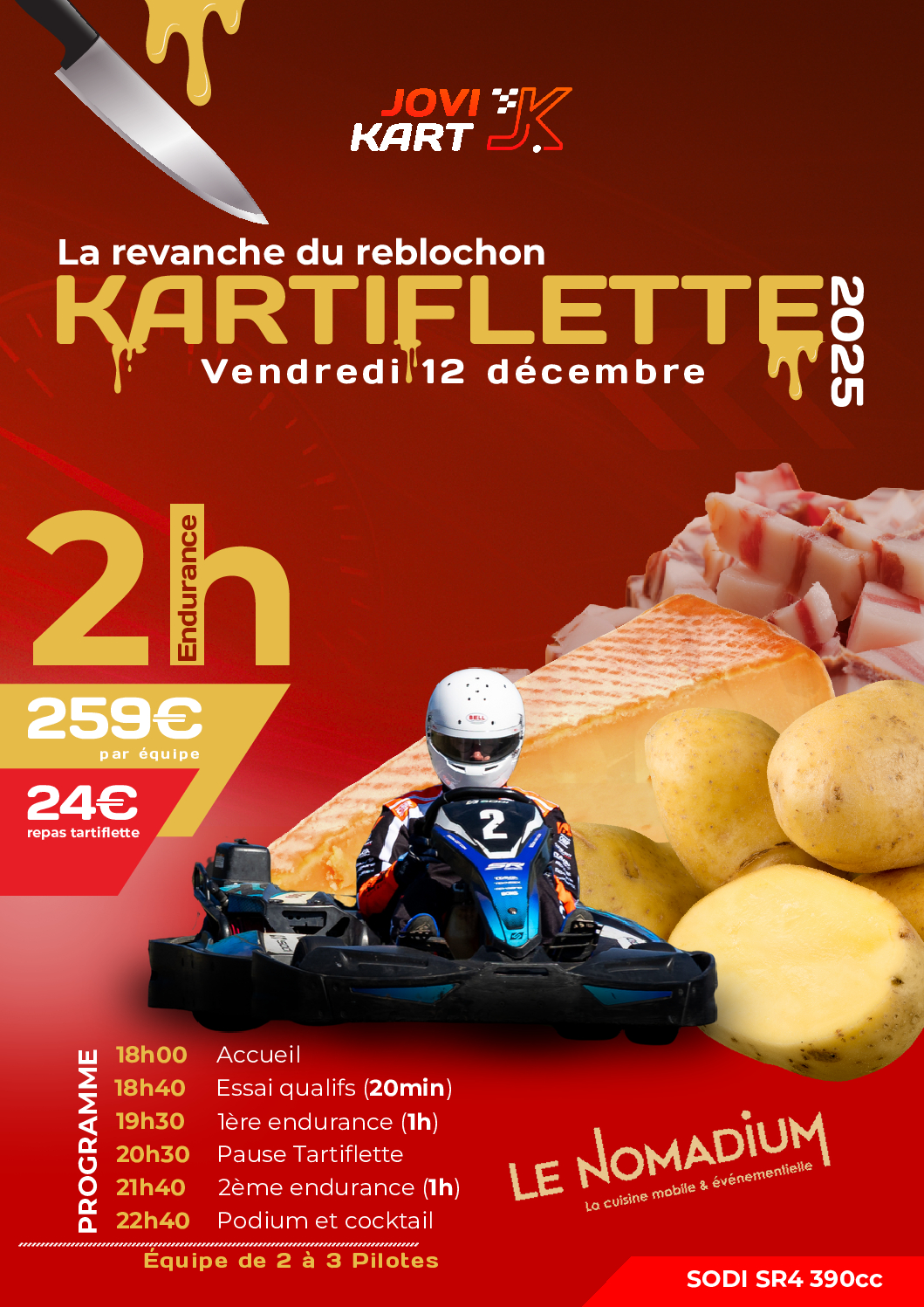 Kartiflette - Repas supplémentaire