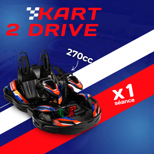 1 séance 10’ - Kart 2Drive (Biplace)